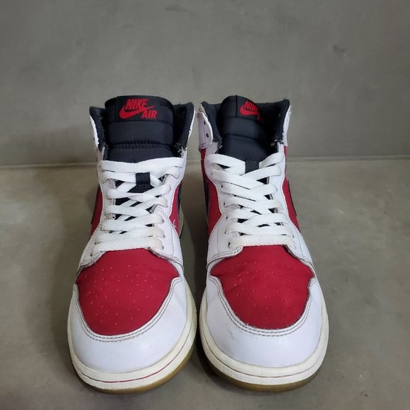 Nike Air Jordan 1 Retro OG BG Carmine 2014 Size 6.5Y  575441 123 Red White - Picture 5 of 12